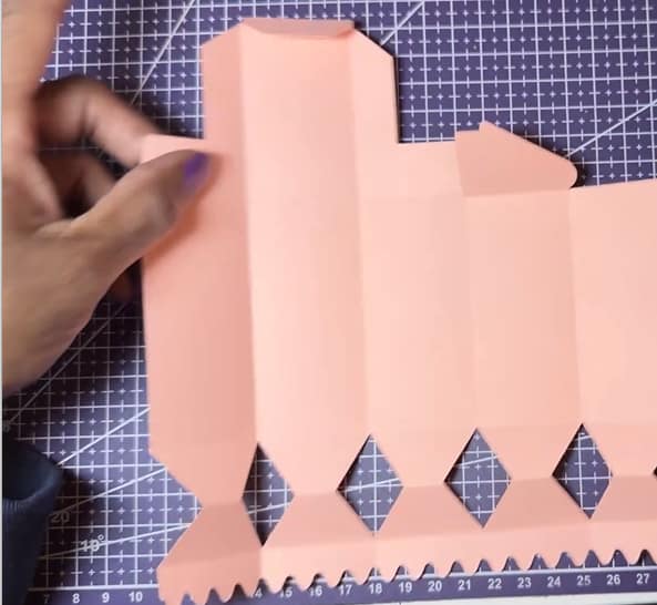Step 2-G Fold the Bottom Tab Down