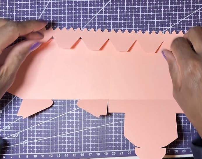 Step 2-C Fold the top back