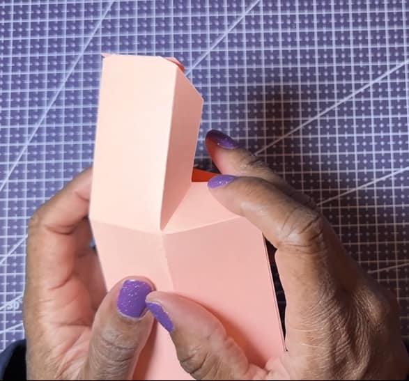 Step 5-A Fold Angled folds