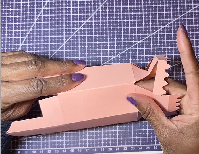 Step 3-B Align the fold lines