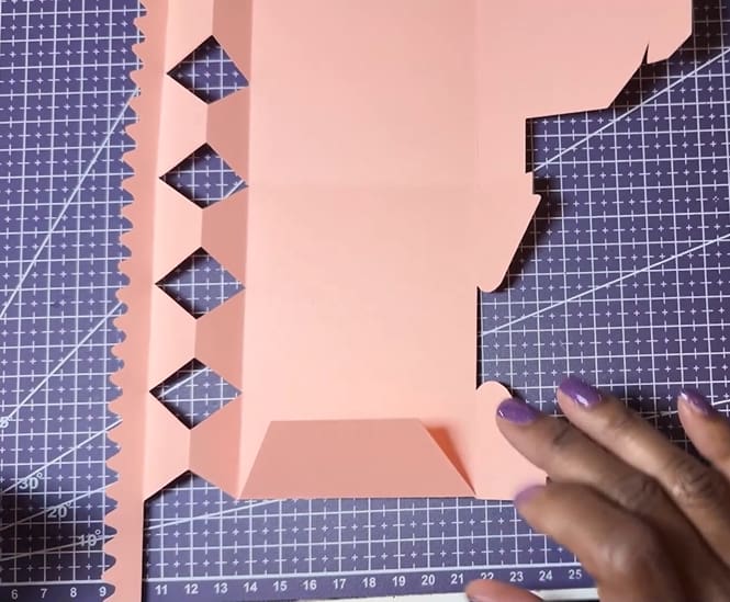 Step 2-E Fold Side Tab In