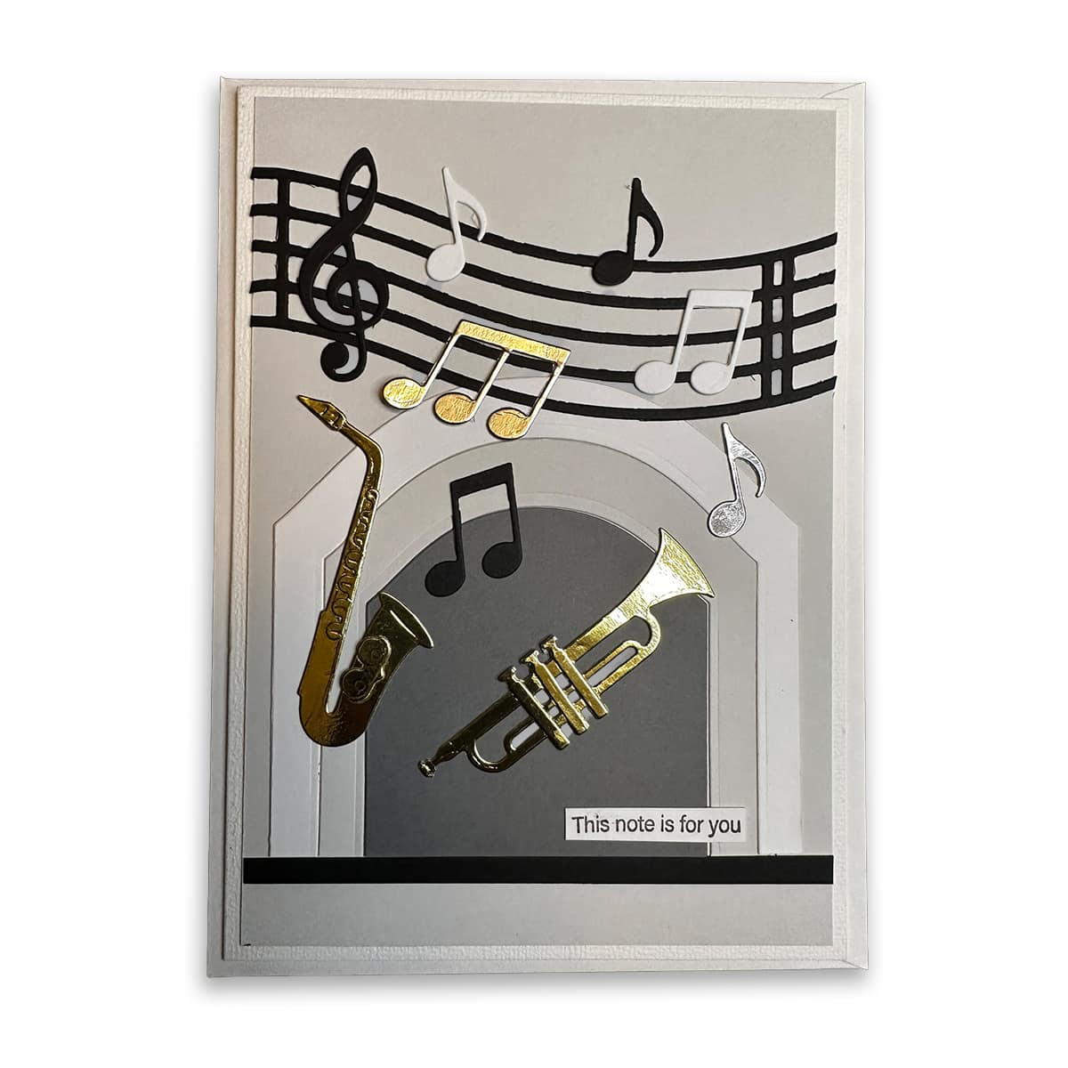 Finding Creative Harmony: A Music-Inspired Cardmaking Break