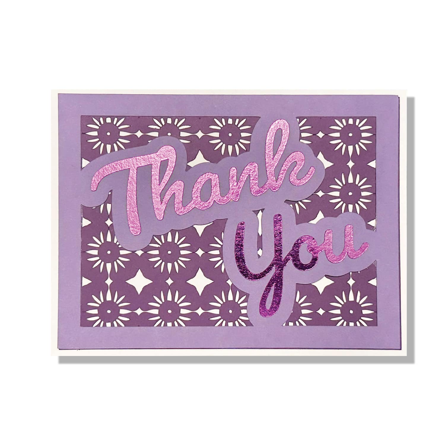 Flower Stars Thank You Card