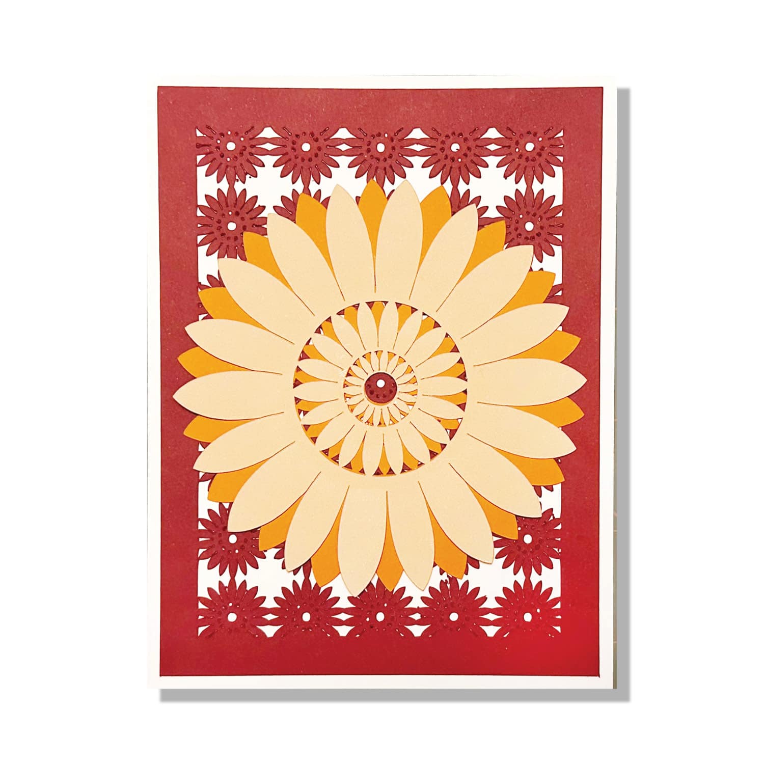 Terra Cotta Daisy Card