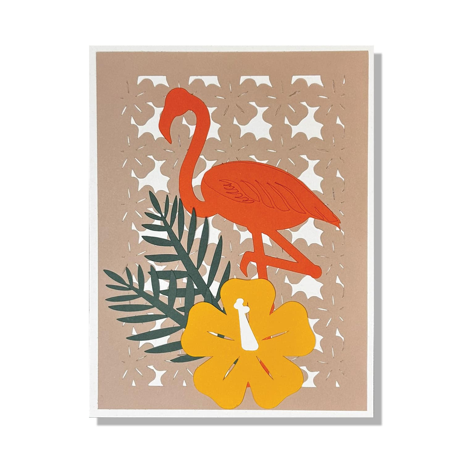 Tropical Paradise Hibiscus Greeting Card