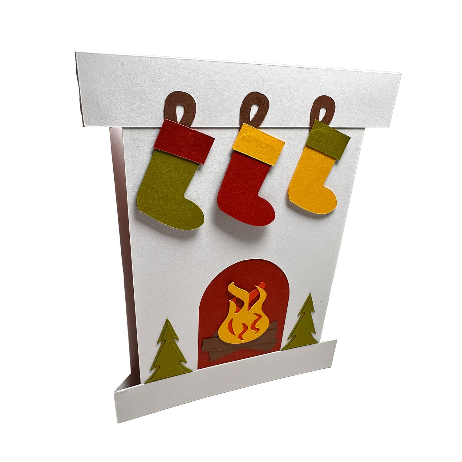 Fireplace Layered Card