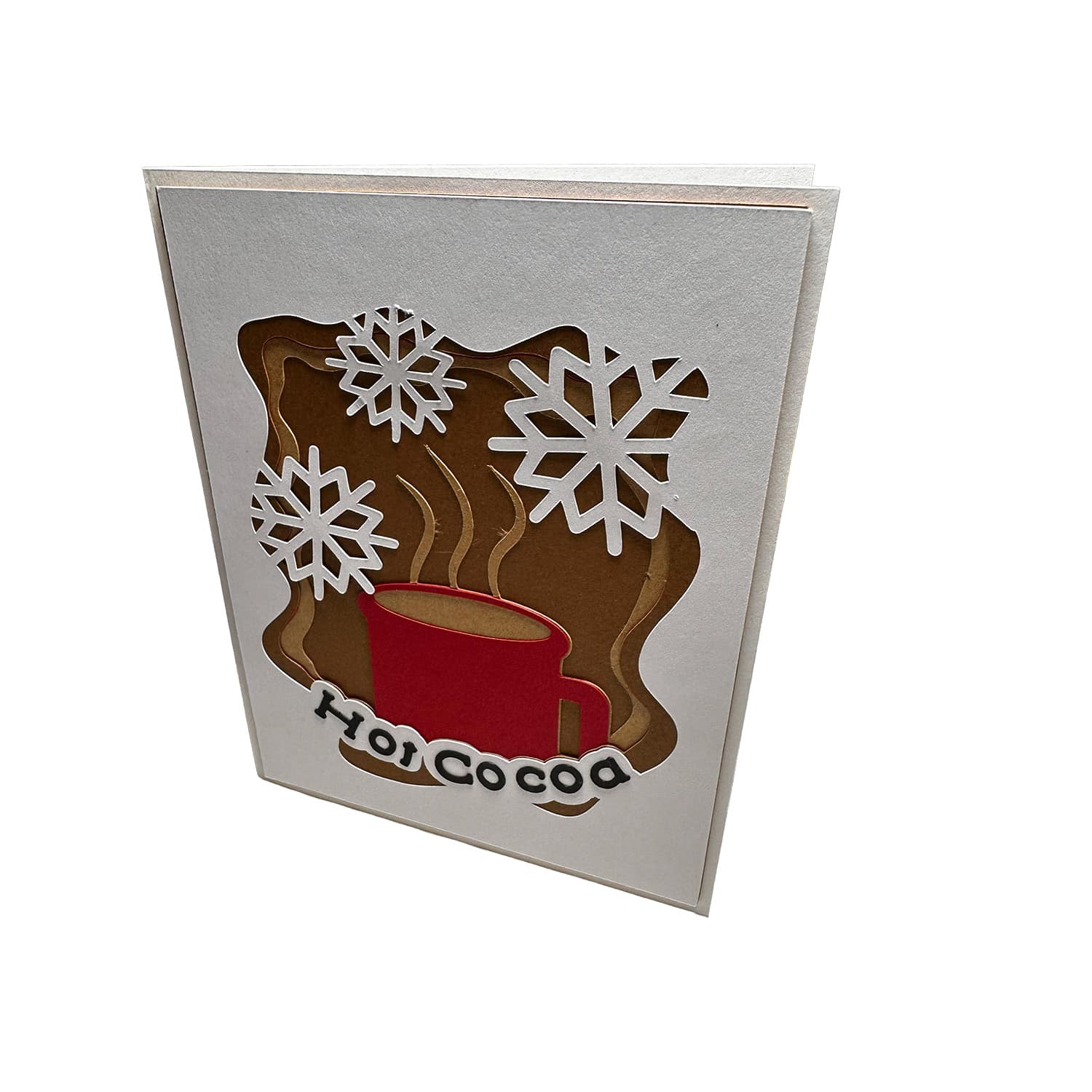 Hot Cocoa Layered Card